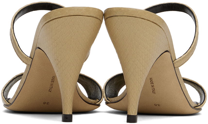 Tillbehör The Row The Row Vika Heeled Sandals Beige | F1548-E14, 1