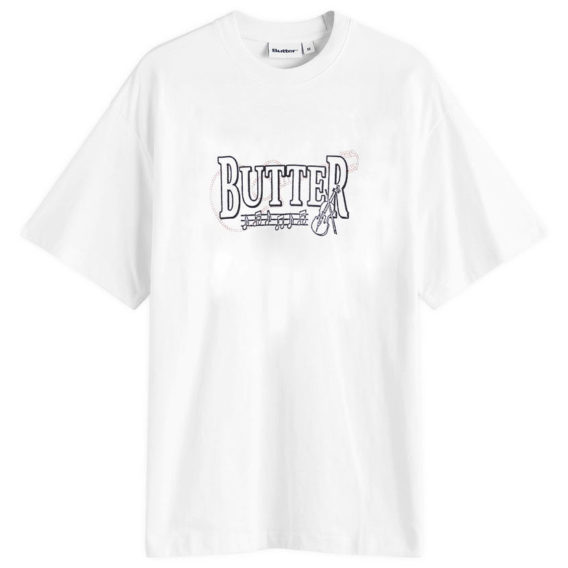 T-shirt Butter Goods Arrangement Graphic T-Shirt Vit | BGQ4240271-WHT