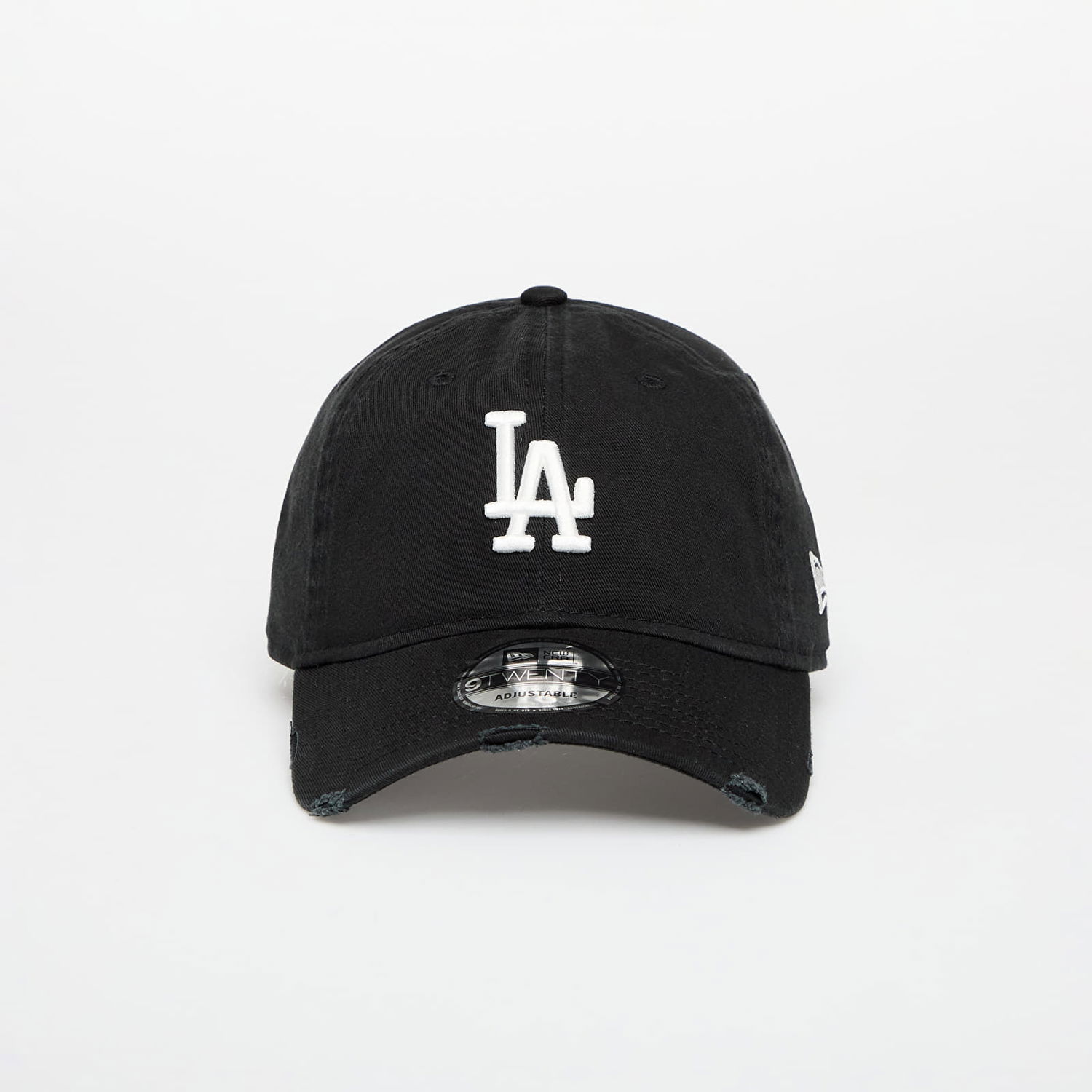 Keps New Era Distressed 9TWENTY Los Angeles Dodgers Adjustable Cap Svart | 60595229, 0