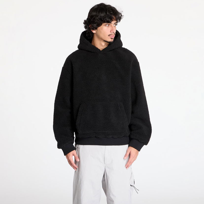 Sweatshirt Urban Classics Sweatshirt Oversized Teddy Hoody Svart | TB7265-00007