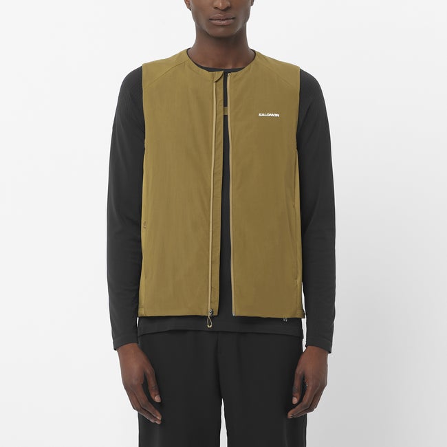 Väst Salomon Mountain Flex Hybrid Vest Grön | LC2650600, 0