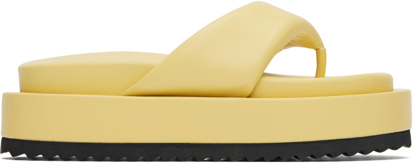Kläder STAND STUDIO Stand Studio Eden Platform Flip-Flops Gul | 66467-8250