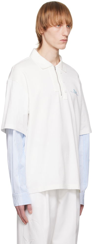 Polotröja Feng Chen Wang Feng Chen Wang Layered Polo Vit | FMS15PL01, 1