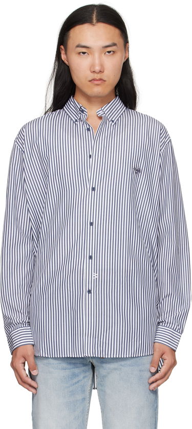 Skjorta Ksubi Ksubi KSignature Long Sleeve Shirt Blå | MFA25SH020, 0