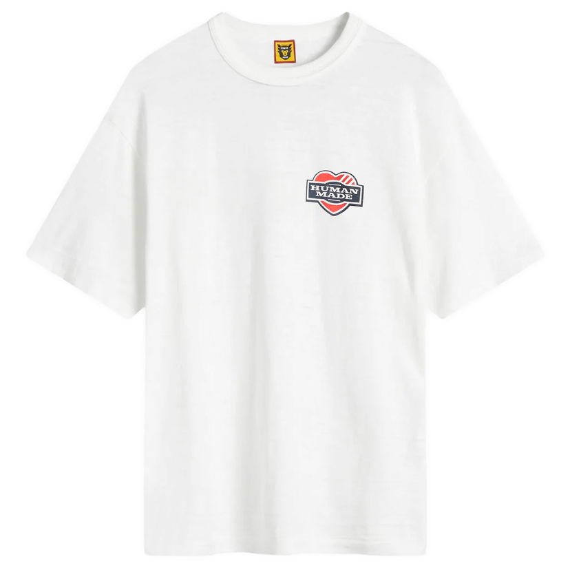 T-shirt Human Made Human Made Heart Stamp T-Shirt, Size Large Vit | HM30TE012-WHT