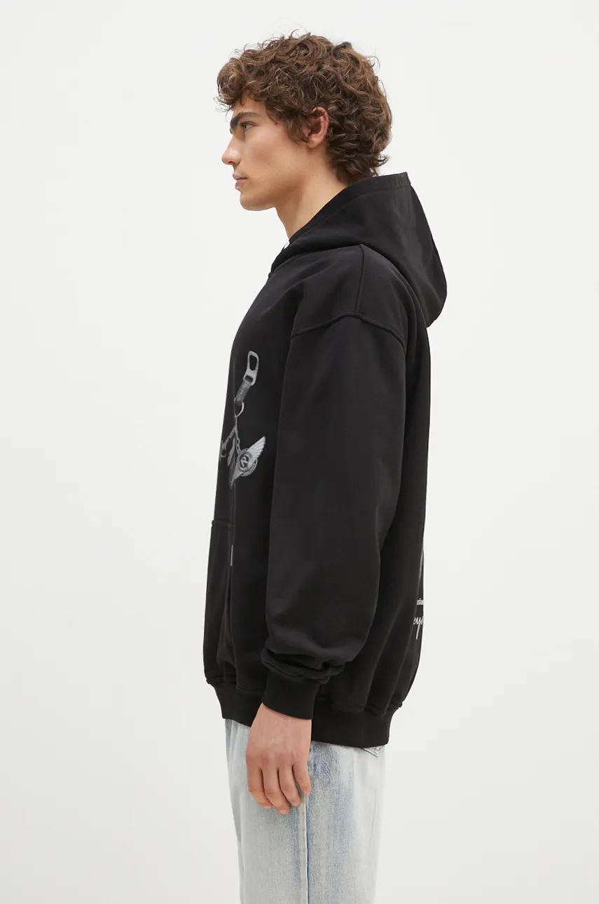 Sweatshirt Represent Clo Represent Keys To The Club Hoodie With Print Svart | MLM4240.001, 1