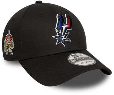 Keps New Era New Era NBA San Antonio Spurs 9Forty Adjustable Cap Svart | 60668243-60668243, 3