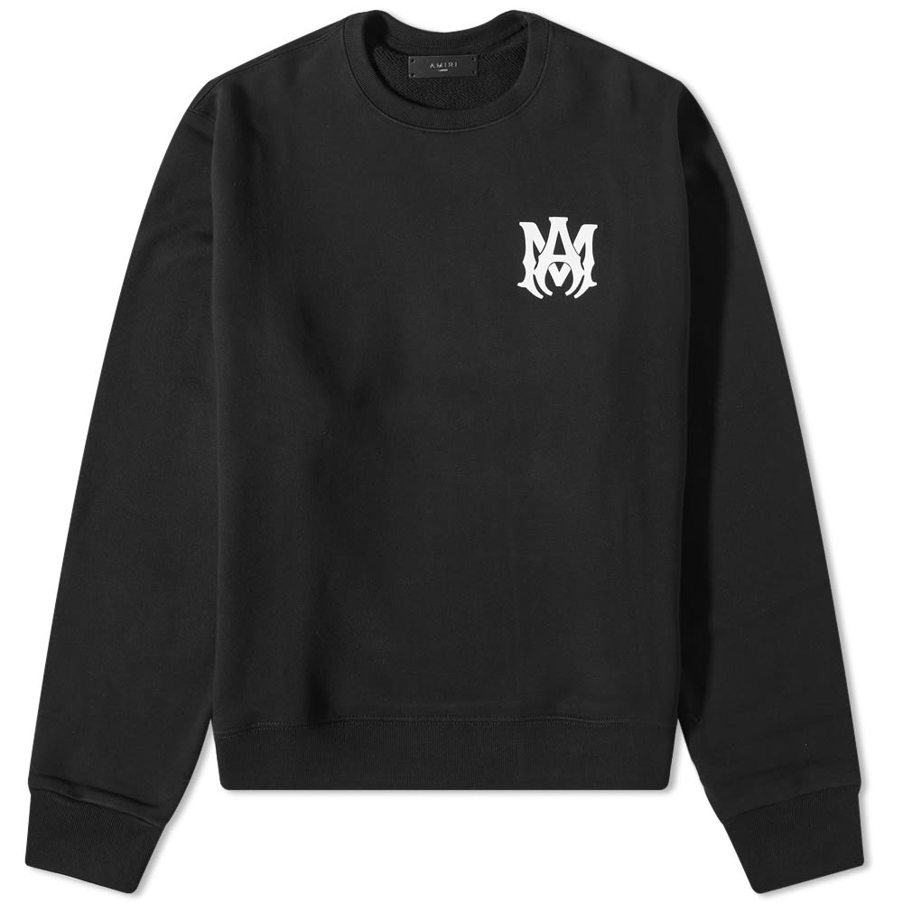 Sweater AMIRI MA Core Logo Crewneck Svart | PXMJL005-001, 0