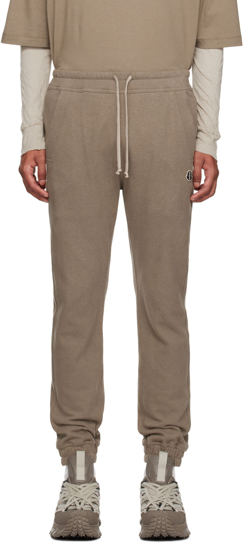 Träningsbyxor Rick Owens Jogger Sweatpants Grå | MU02D8H01 M4435