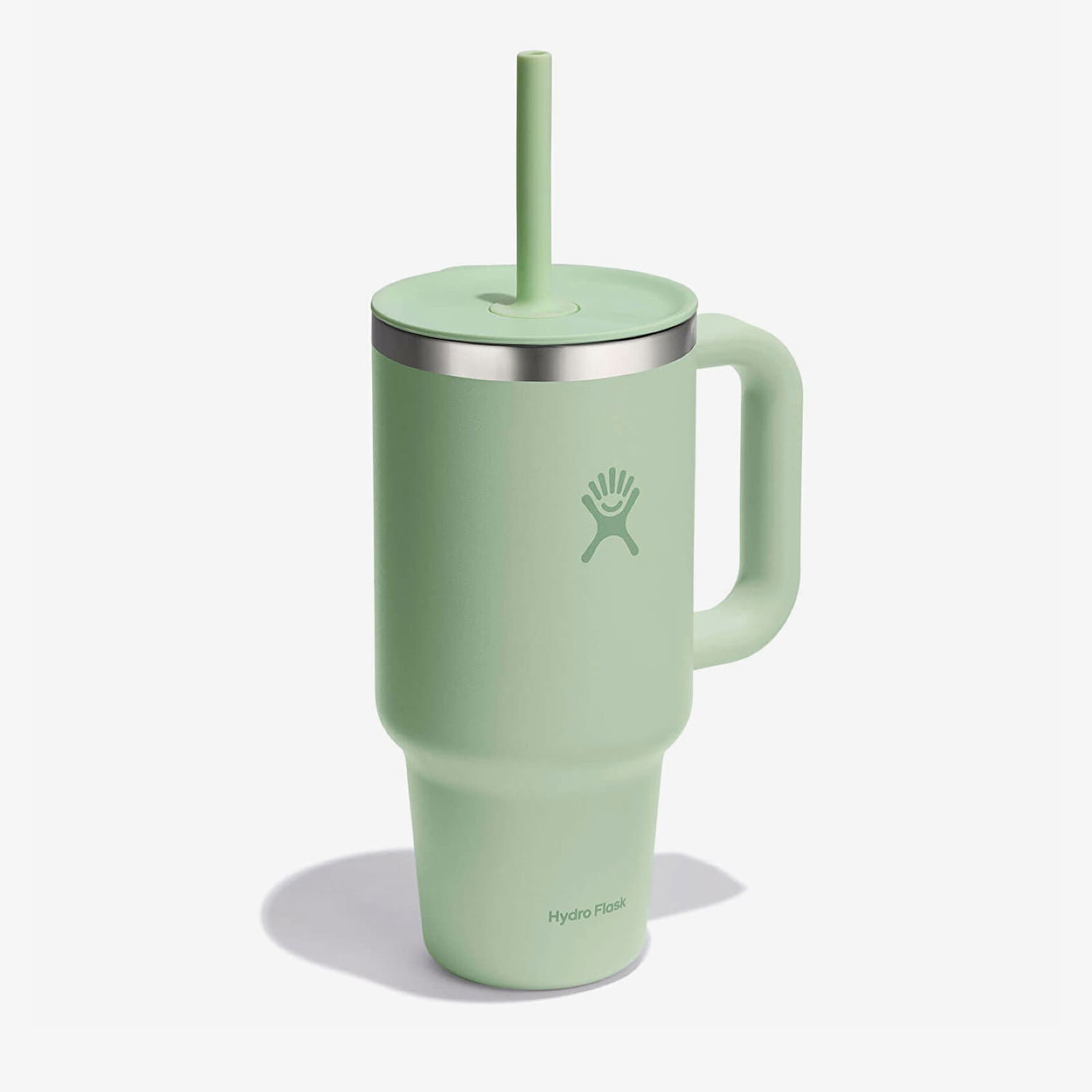 Dricksflaska Hydro Flask 946ml Travel Tumbler with Handle and Straw Universal Grön | TT32PSC338, 1