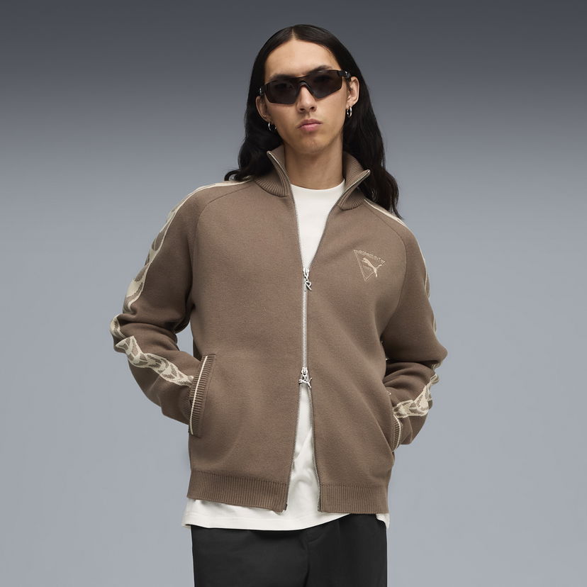 Sweatshirt Puma REPRESENT T7 Jacket Brun | 632543_96