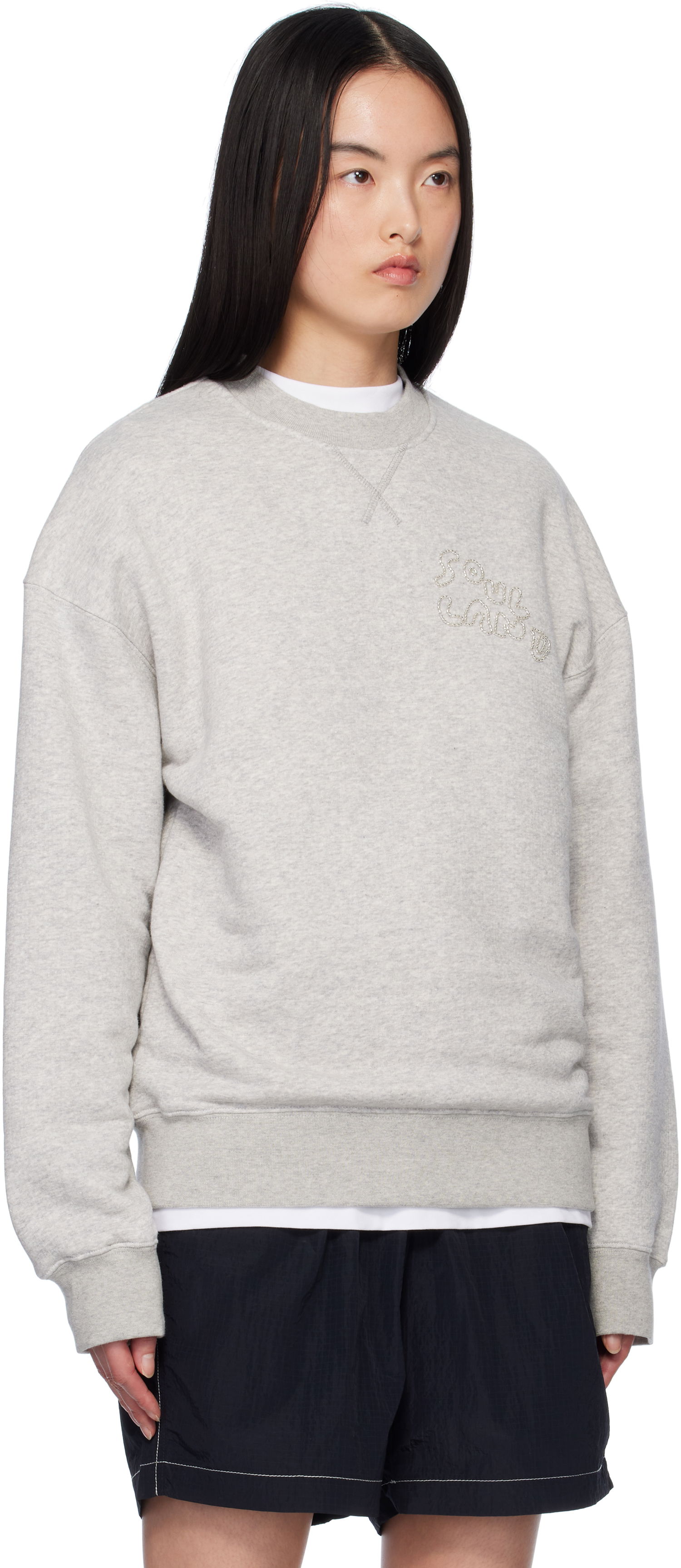 Sweatshirt Soulland Soulland Koda Sweatshirt Grå | 42015-1264, 1