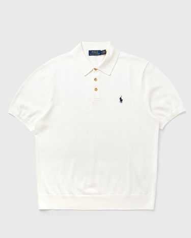 Polotröja Polo by Ralph Lauren Polo Ralph Lauren Knitted Short Sleeve Polo Shirt Vit | 710980682005, 0