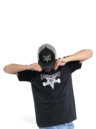 T-shirt Thrasher Skategoat Tee Svart | 017216