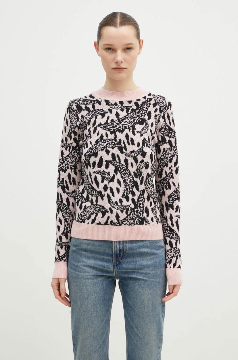 Sweater Fiorucci Pink Banimalier Wool Blend Sweater Rosa | W01FPKSW195KN03PN04