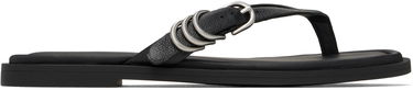 Skovård rag & bone Rag & Bone Gia Leather Thong Sandals Svart | WFF25SF1003LE03, 0