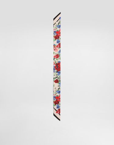 Halsduk Dolce & Gabbana Dolce & Gabbana Floral Print Twill Headscarf Flerfärgad | FS215AGDC5GH25QG, 3
