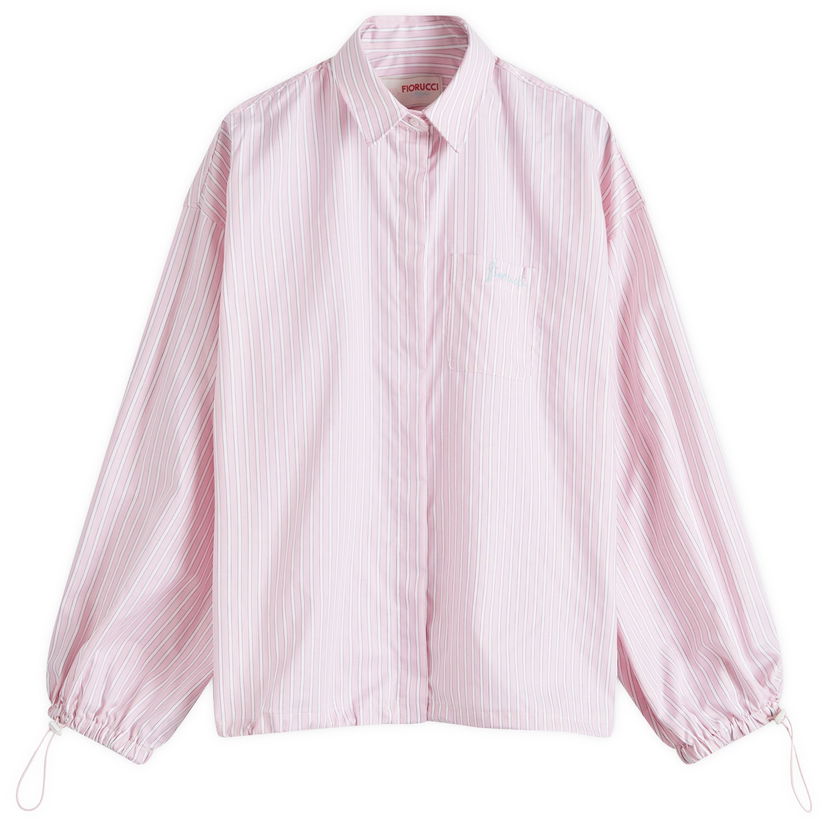 Skjorta Fiorucci Striped Balloon Sleeve Shirt Rosa | W01FPTLO170CO01PN03