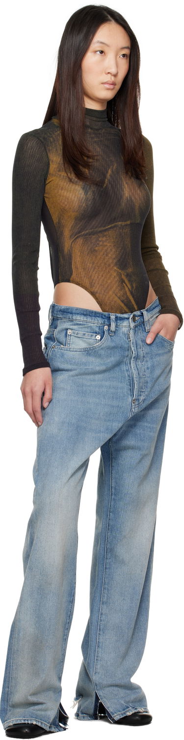 Kropp Jean Paul Gaultier Jean Paul Gaultier Printed High Neck Bodysuit Brun | 25/03-W-TO334-M004P-4812, 4