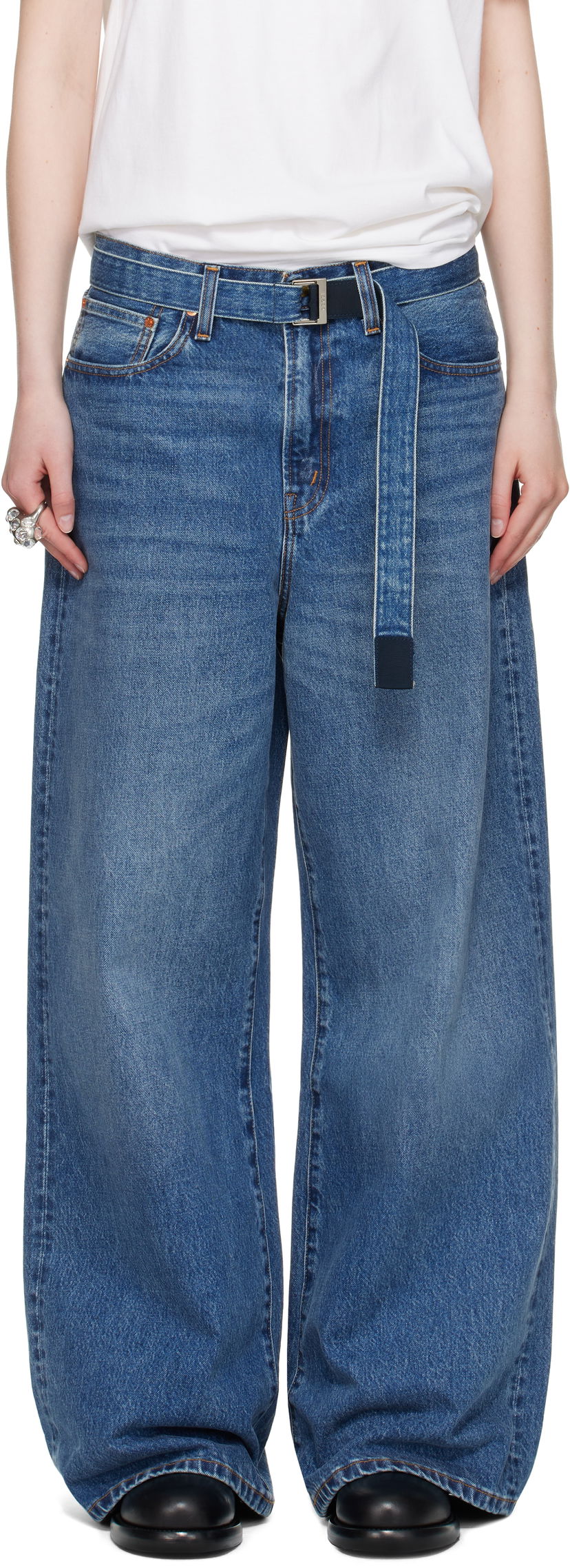 Jeans sacai Levi's Edition Wide-Leg Jeans by Sacai Blå | 25-0962S