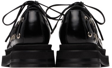 Klä Simone Rocha Simone Rocha Heart Toe Platform Grommet Brogues Svart | LOF2 0740, 1