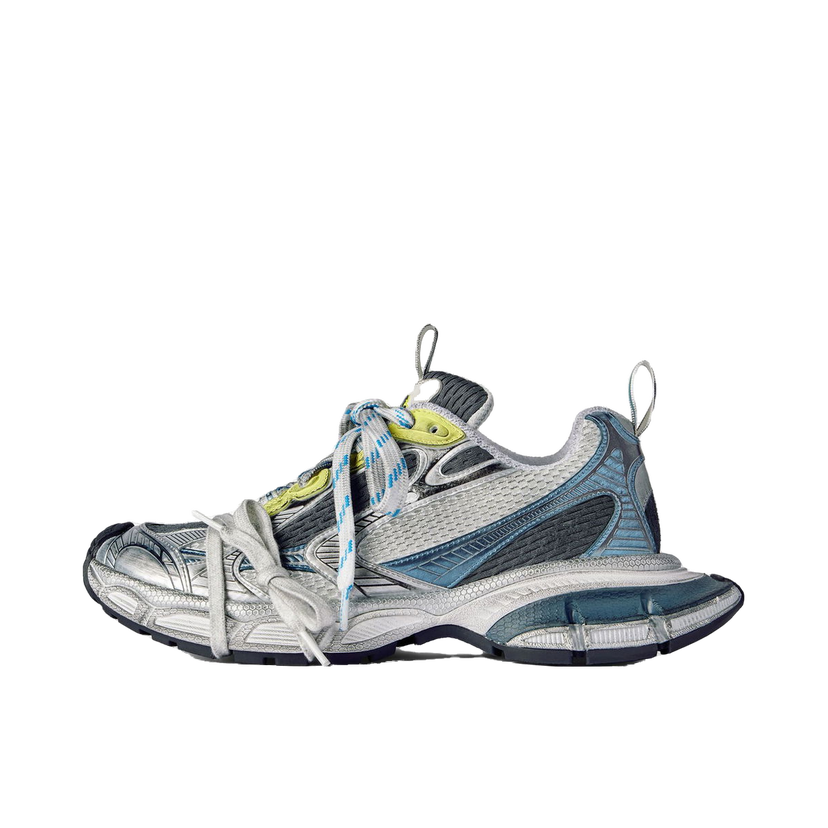 Sneakers och skor Balenciaga 3XL White Blue Yellow Grå | 734734W3XL59047