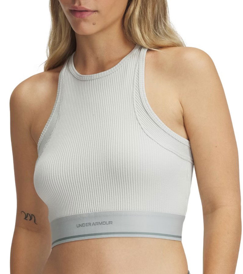 Linne Under Armour UA Meridian Rib Branded Tank Top Grå | 1389641-377