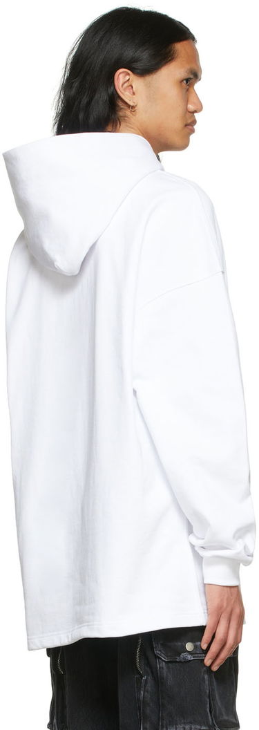 Sweatshirt We11done Graphic Print Cotton Turtleneck Vit | WD-TH1-22-702-U-WH, 2