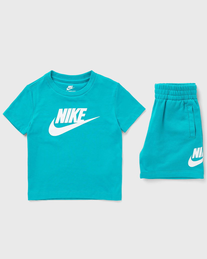 Träningsoverall Nike Toddler T-Shirt and Shorts Set Turkos | 86L596-BA2