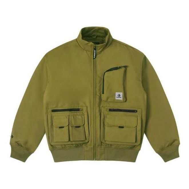 Bomberjacka Converse Short Bomber Jacket Grön | 10025251-A02