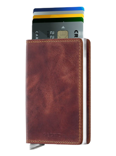 Plånbok Secrid Slimwallet Vintage Brun | SV-BROWN