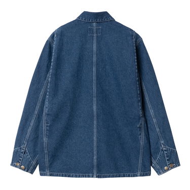 Rockar Carhartt WIP OG Michigan Coat "Blue stone washed" Mörkblå | I031923_01_06, 5