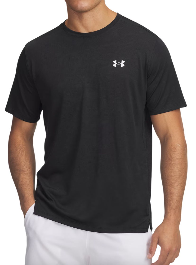 T-shirt Under Armour Under Armour Tech Vent Jacquard Short Sleeve T-Shirt Svart | 1377052-002