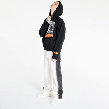 Sweatshirt HERON PRESTON Heron Hoodie Svart | HMBB024C99JER0031010, 3