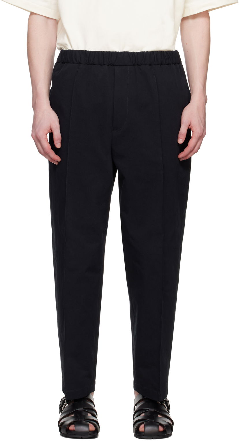 Byxor Jil Sander Jil Sander Tapered Trousers Svart | J21KA0012_J45286