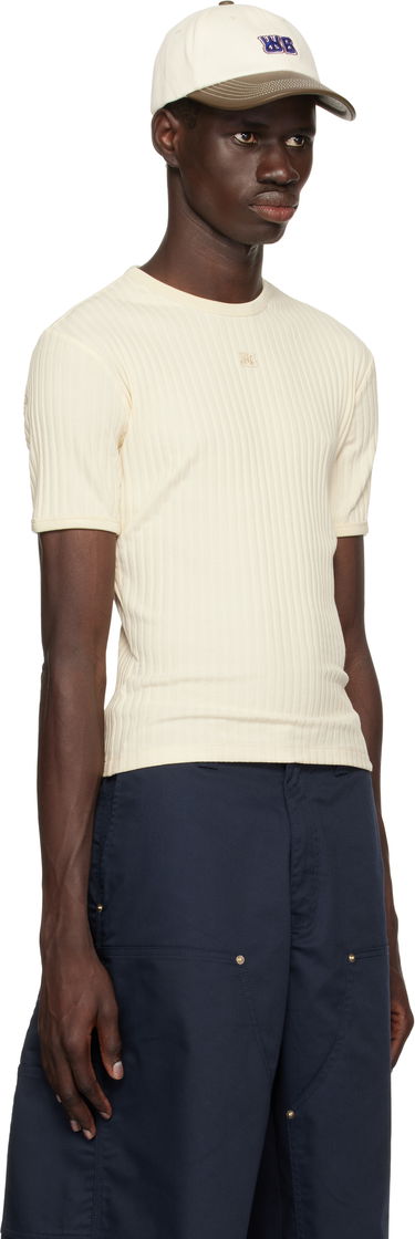 T-shirt Wales Bonner Wales Bonner Movement T-Shirt Beige | WS25JE39-JE23-099 RIB JERSEY, 1