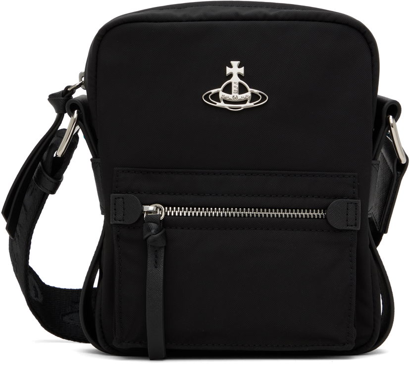 Axelväska Vivienne Westwood Small Jackson Crossbody Satchel Bag Svart | 4803000BU-W001Y-