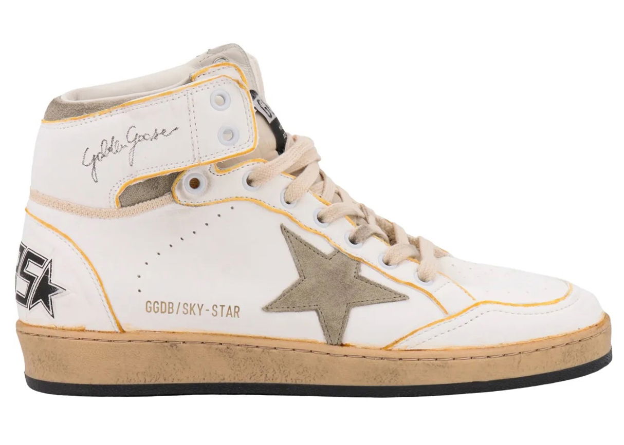 Sneakers och skor Golden Goose Skystar White Taupe Vit | GMF00230-F004089-10961, 0