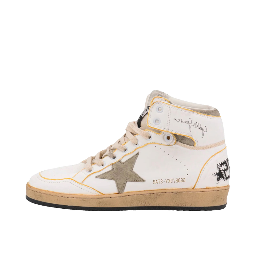 Sneakers och skor Golden Goose Skystar White Taupe Vit | GMF00230-F004089-10961