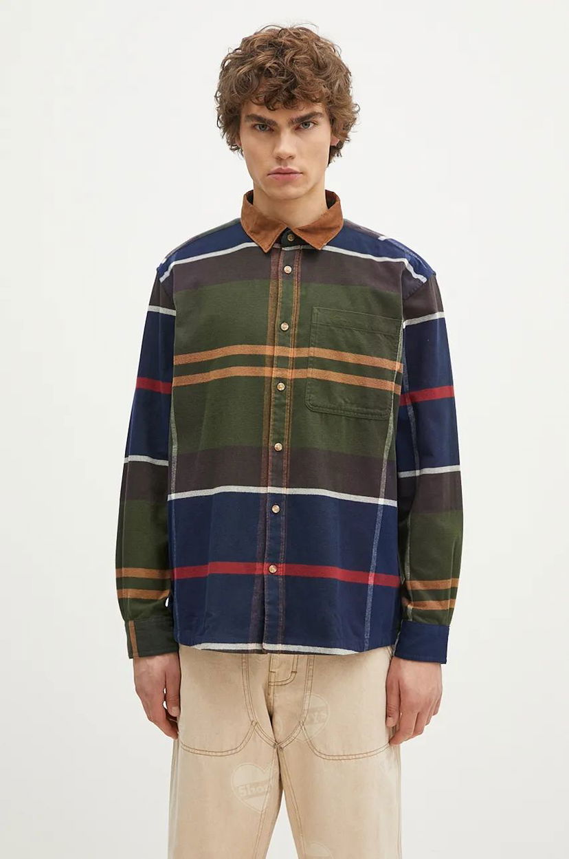 Skjorta Barbour Tartan Shirt With Classic Collar Flerfärgad | MSH5532