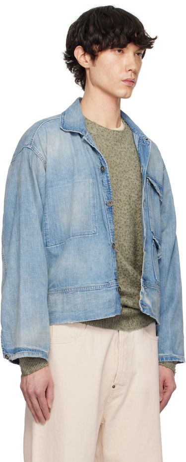 Jacka Maison Margiela Maison Margiela Sports Denim Jacket Blå | S50AM0637 M30021, 1