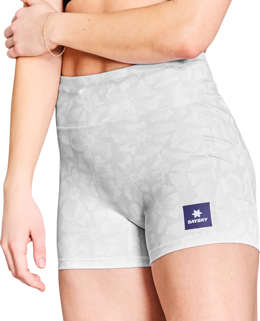 Shorts Saysky Saysky Flower Combat+ Short Tights 4" Vit | nwrst31c-1030