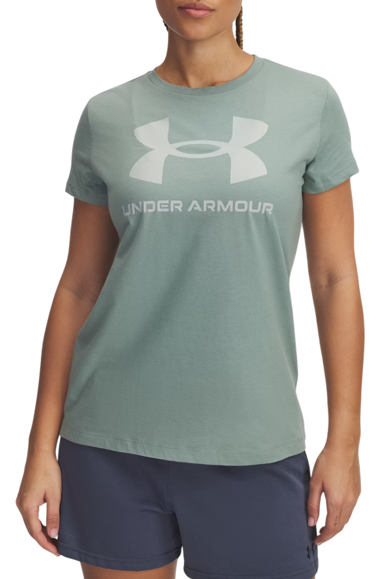 T-shirt Under Armour Rival Logo Short Sleeve T-Shirt Grön | 1356305-348