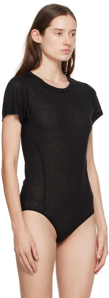 Kropp Baserange Press-Stud Bodysuit Svart | ONTE-BL-000, 3