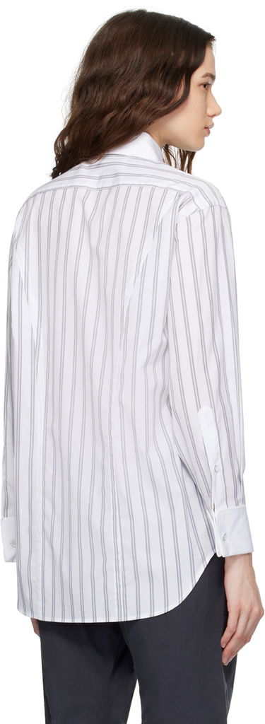 Skjorta rag & bone rag & bone Diana Striped Shirt Vit | WAW23HA0224622, 2