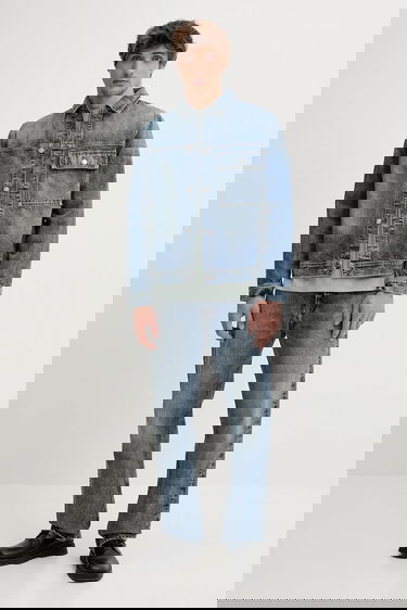 Jacka Samsoe Samsoe Samsoe Samsoe SAWESLEY Denim Jacket Blå | M25100082, 1