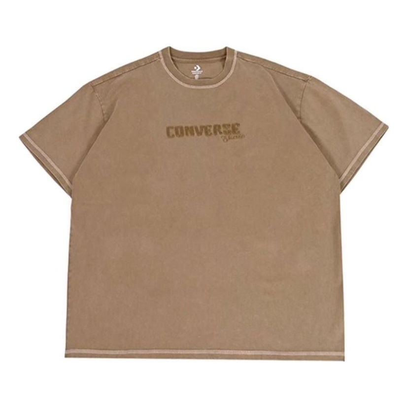 T-shirt Converse Skateboard Wash Tee Brun | 10026164-A01