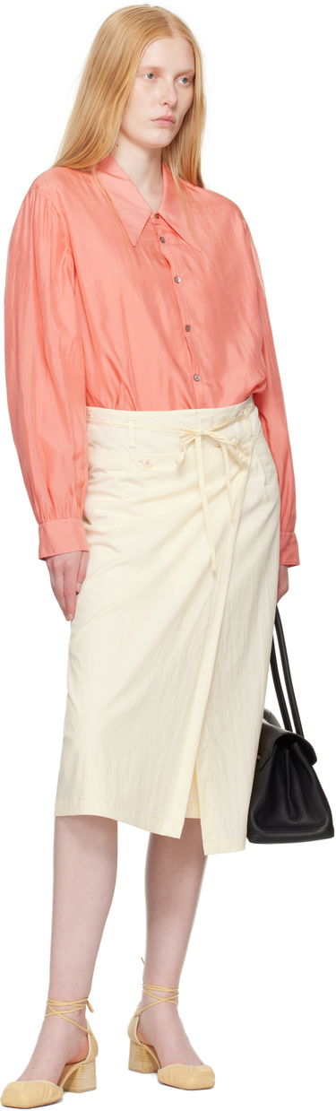 Skjorta LEMAIRE Lemaire Pointed Collar Shirt Rosa | SH1151 LF1373, 4