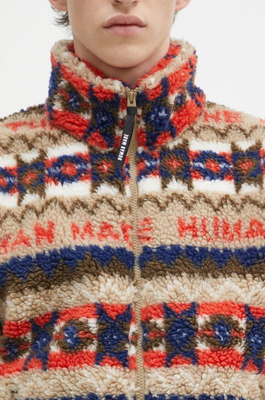 Sweatshirt Human Made Human Made Nordic Fleece Jacket Flerfärgad | HM28JK039, 3