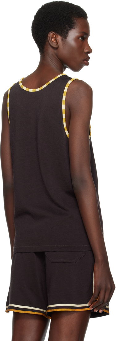 Linne Bode Bode Bobcat Singlet Tank Top Svart | MRS25CS037, 2
